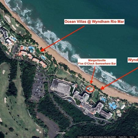 Beachfront Luxury 2 Bedroom At Wyndham Rio Mar, Pr ルキリョ エクステリア 写真